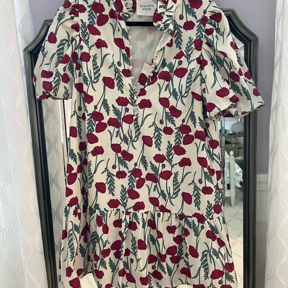 Hyacinth House red floral dress